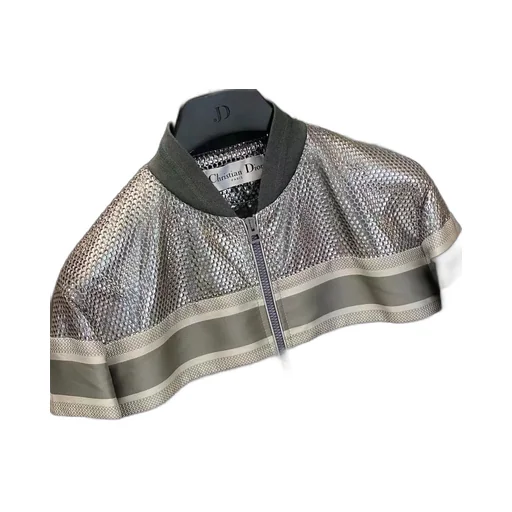 Grid Baseball Jacket