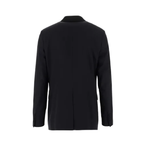 Navy Blue Logo Suit Jacket
