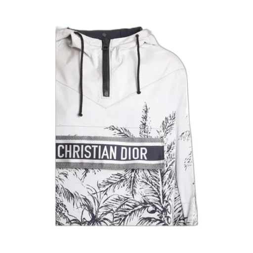 Hooded Long-Sleeved Printed Pattern Sweater