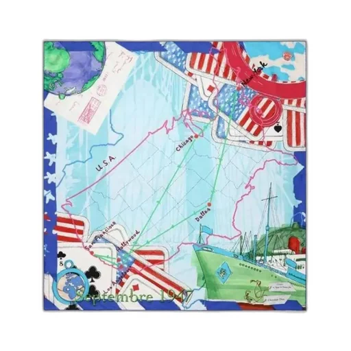 Printed Silk Scarf