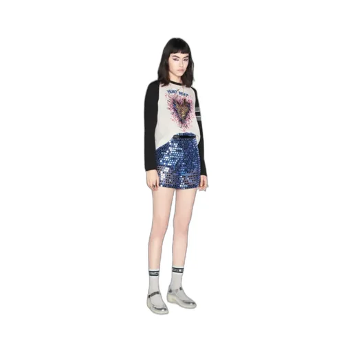 Sequins Decorated Shorts