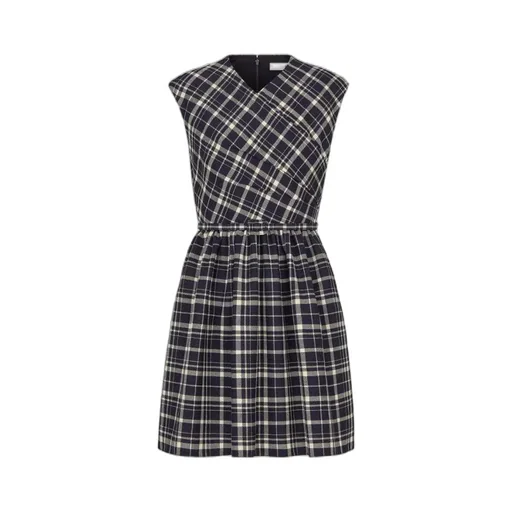 Checkered Sleeveless Dress