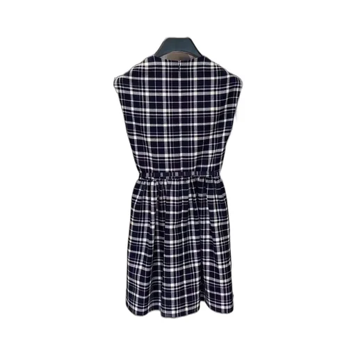 Checkered Sleeveless Dress