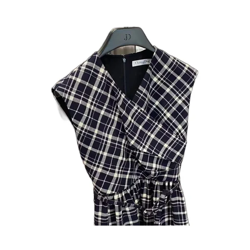 Checkered Sleeveless Dress