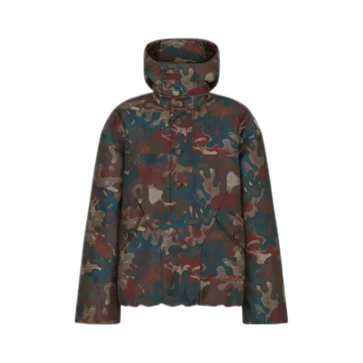 Camouflage Hooded Anorak