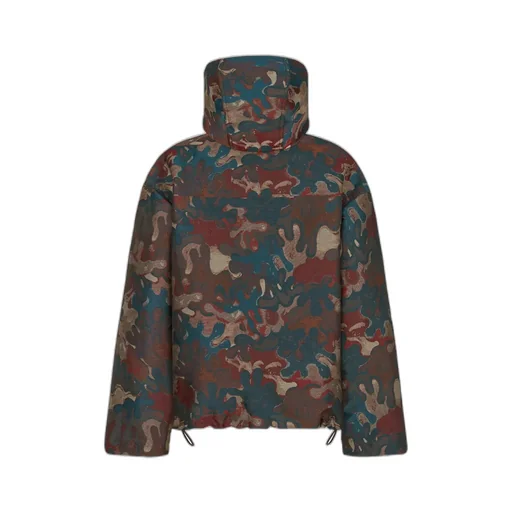 Camouflage Hooded Anorak
