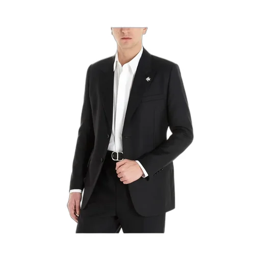 Jacket With Bee Brooch