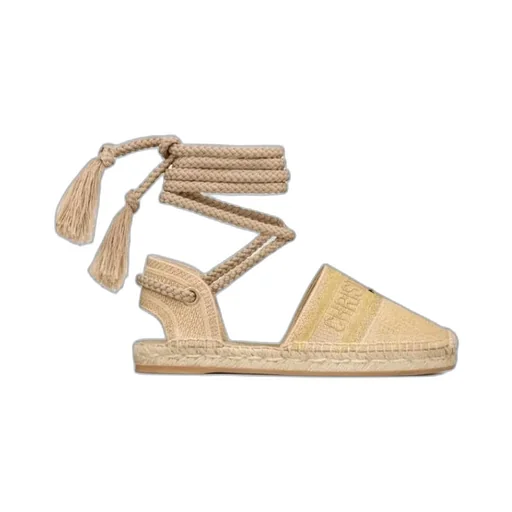 Lace Straw Shoes