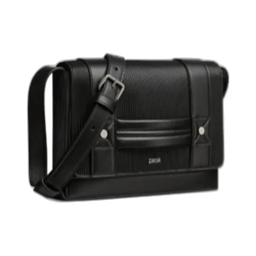 Logo Embossed Shoulder Bag