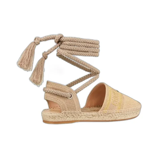 Lace Straw Shoes