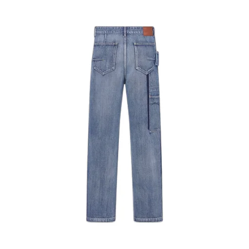 Panelled Straight-Leg Jeans