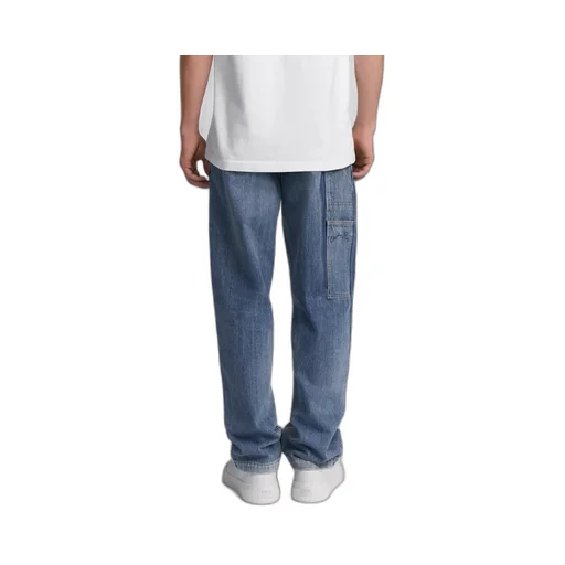 Panelled Straight-Leg Jeans