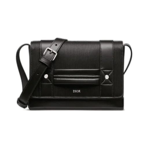 Logo Embossed Shoulder Bag