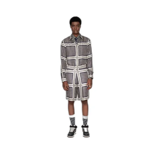 Oblique Bermuda Shorts