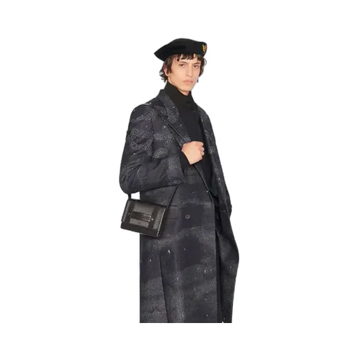 Logo Embossed Shoulder Bag