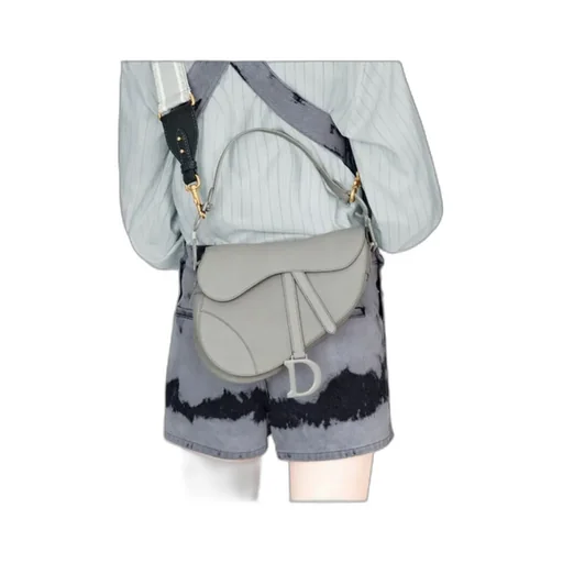 Matte Saddle Shoulder Bag