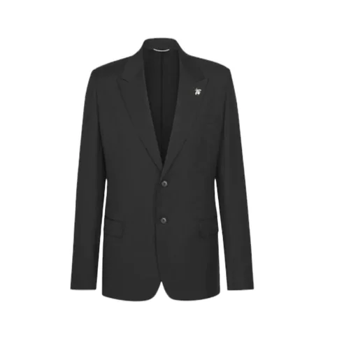 Jacket With Bee Brooch