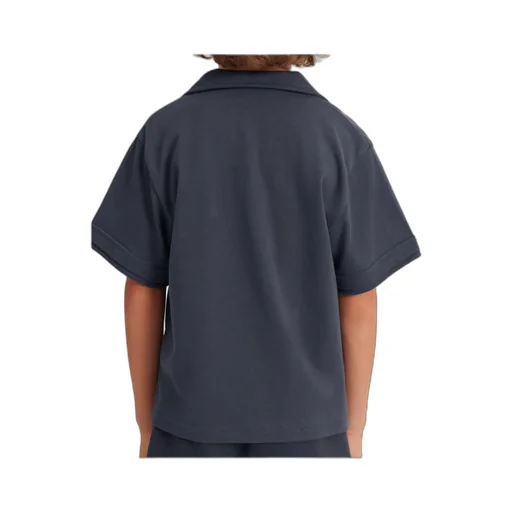 Baby Dior Logo Detailed Short-Sleeved Polo Shirt