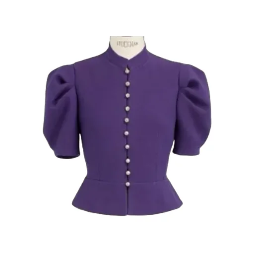 Fitted Short-Sleeved Jacket