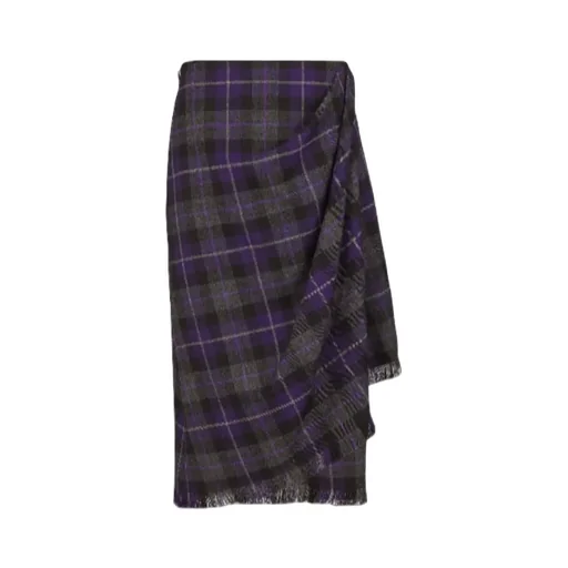 Mid-Length Draped Skirt