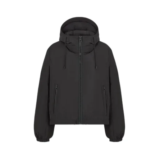 Alps Hooded Cropped Puffer Jacket