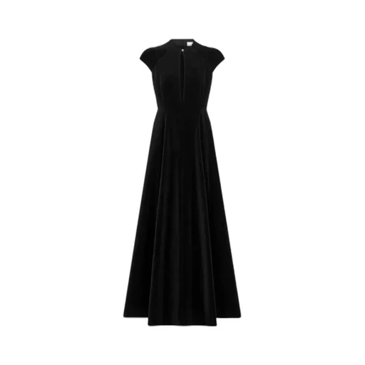 Christian Dior Crewneck Short-Sleeved Dress