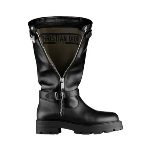 Buckle Detailed Zip-Up Boots