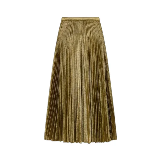 Or Mid-Length Pleated Skirt