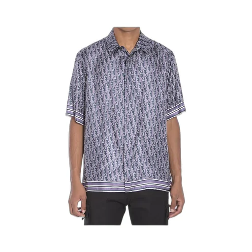 Oblique Pixel Short-Sleeve Shirt
