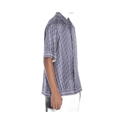 Oblique Pixel Short-Sleeve Shirt