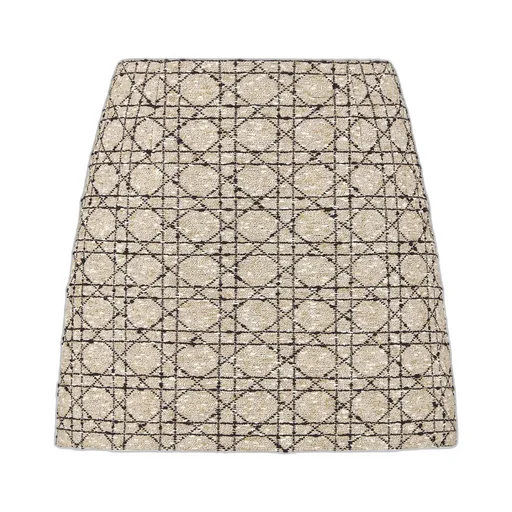 Macrocannage Miniskirt