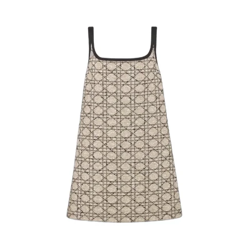 Short Flared Cannage Dress