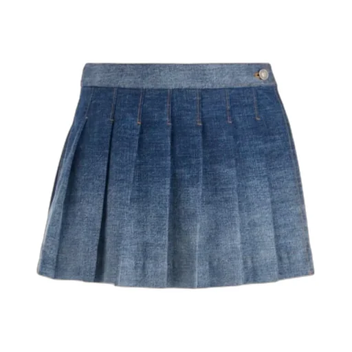 Wrap Miniskirt With Integrated Shorts