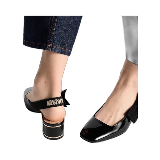 Bow Detailed Slingback Pumps
