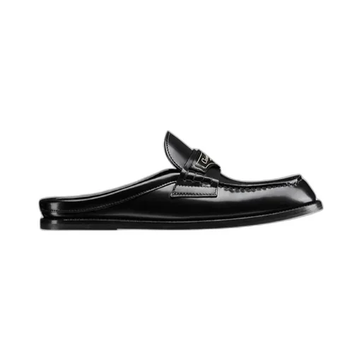 Boy Logo Detailed Slip-On Mules