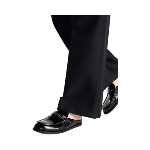 Boy Logo Detailed Slip-On Mules