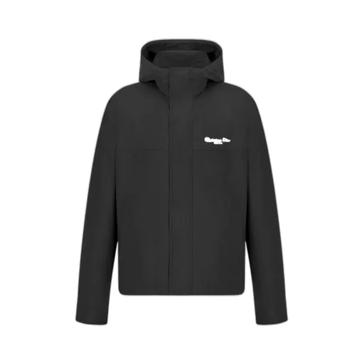 Logo Printed Long-Sleeved Jacket