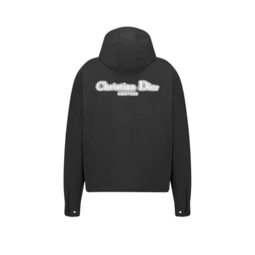 Logo Printed Long-Sleeved Jacket