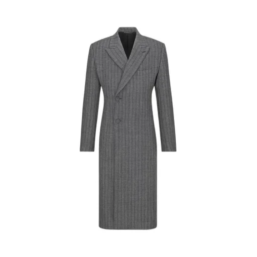 Button Detailed Long-Sleeved Coat
