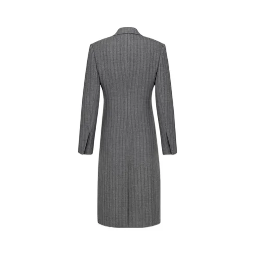Button Detailed Long-Sleeved Coat