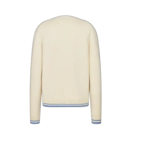 Logo Embroidered Button-Up Cardigan