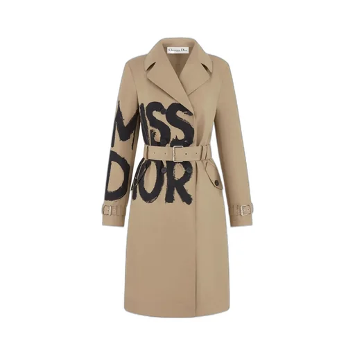 Double-Breasted Belted Coat