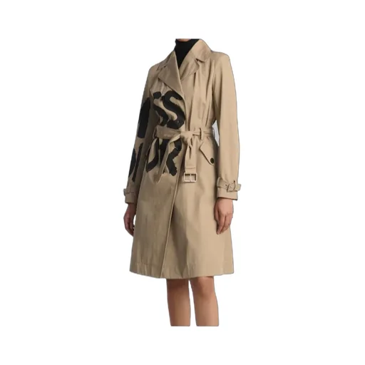 Double-Breasted Belted Coat