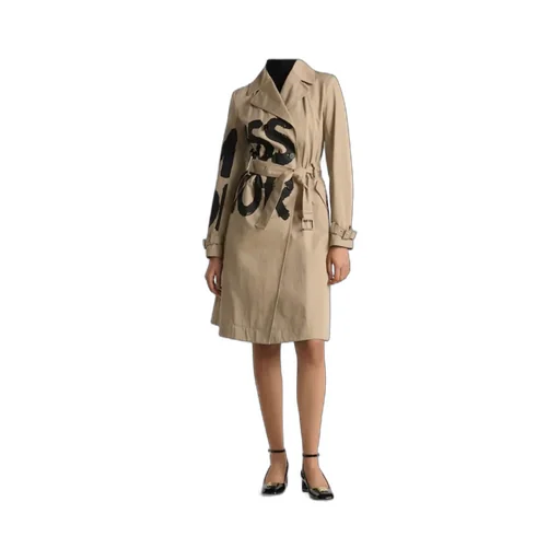 Double-Breasted Belted Coat