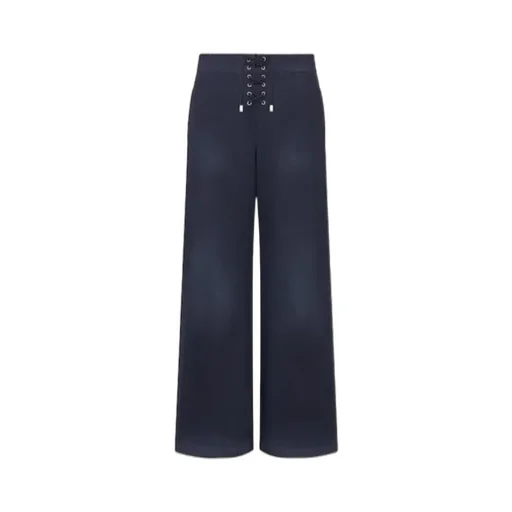 Lace-Up Wide Leg Pants