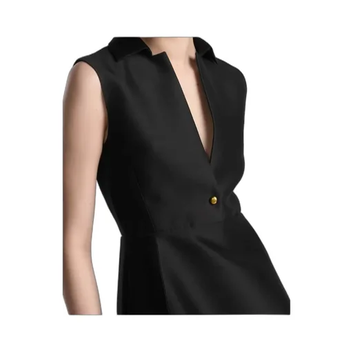 Belted Mid-Length Dress