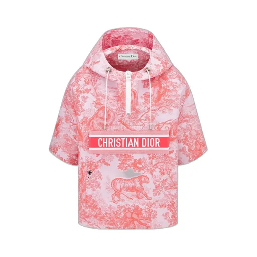 Dioriviera Short-Sleeved Hooded Short Anorak