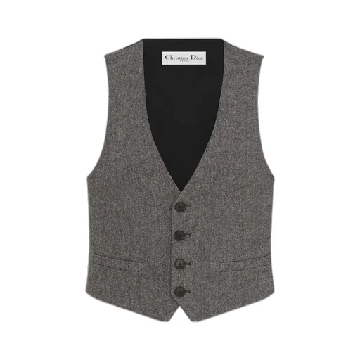 Button Wool Vest