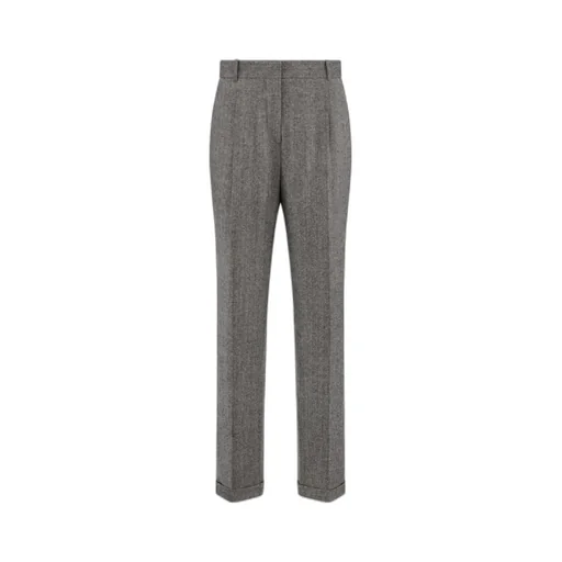 Pleat Detailed Straight Leg Pants