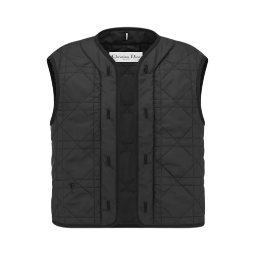 Bomber Jacket With Removable Macrocannage Vest